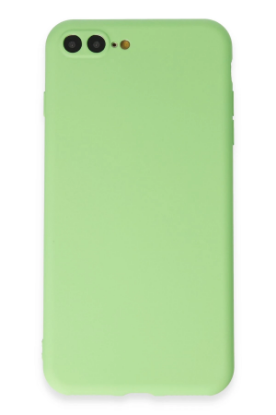 Newface iPhone 7 Plus Kılıf First Silikon - Açık Yeşil resmi