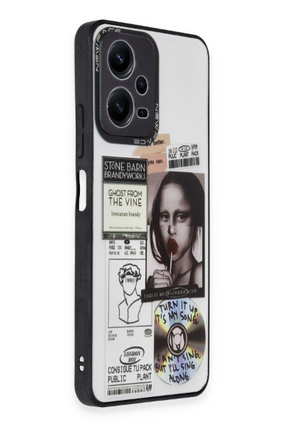 Newface Xiaomi Redmi Note 12 5G Kılıf Mirror Desenli Kapak - Mirror - 2 resmi