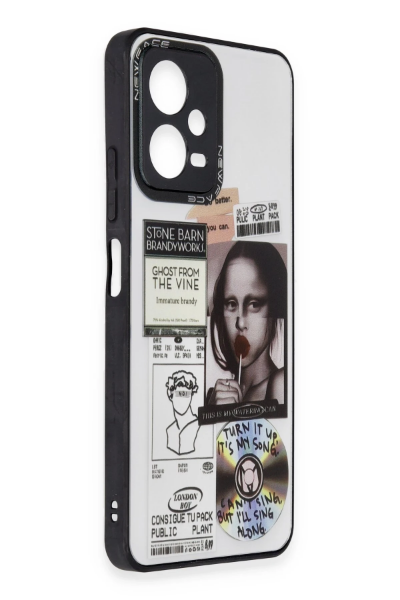 Newface Xiaomi Redmi Note 12 5G Kılıf Mirror Desenli Kapak - Mirror - 2 resmi