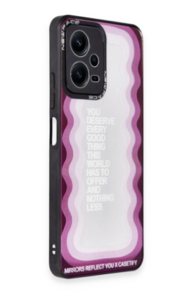 Newface Xiaomi Redmi Note 12 5G Kılıf Mirror Desenli Kapak - Mirror - 5 resmi