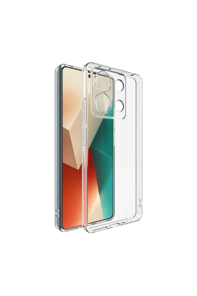 Newface Xiaomi Redmi Note 13 4G Kılıf Lüx Şeffaf Silikon resmi