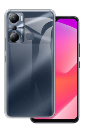 Newface İnfinix Hot 20i Kılıf Lüx Şeffaf Silikon resmi