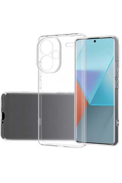 Newface Xiaomi Redmi Note 13 Pro Plus Kılıf Lüx Şeffaf Silikon resmi