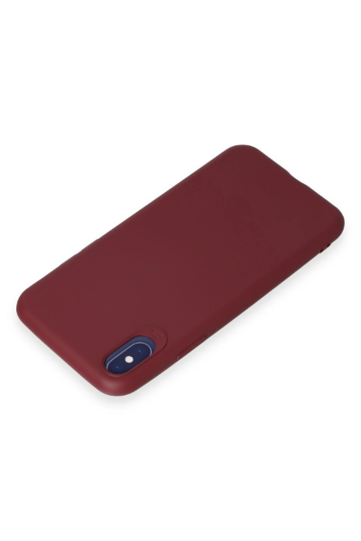 Newface iPhone X Kılıf First Silikon - Kiremit resmi