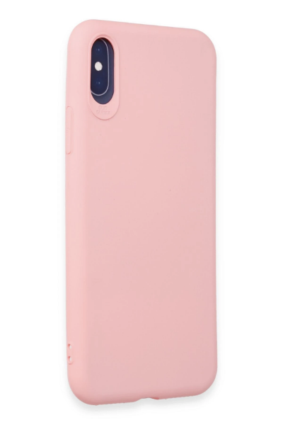 Newface iPhone X Kılıf First Silikon - Pudra resmi