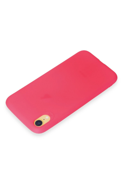 Newface iPhone XR Kılıf First Silikon - Pembe resmi