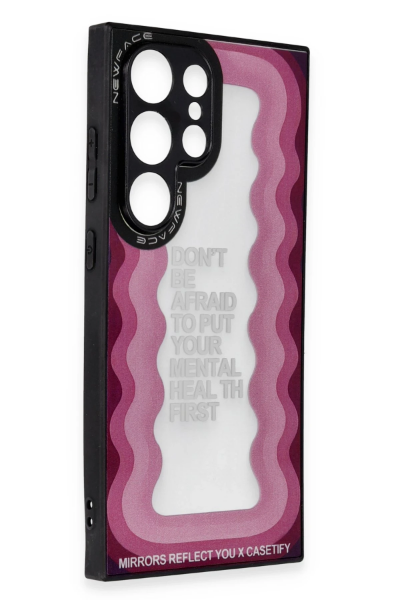 Newface Samsung Galaxy S23 Ultra Kılıf Mirror Desenli Kapak - Mirror - 11 resmi