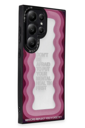 Newface Samsung Galaxy S24 Ultra Kılıf Mirror Desenli Kapak - Mirror - 11 resmi