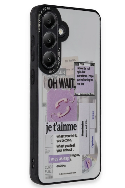 Newface Samsung Galaxy A25 5G Kılıf Mirror Desenli Kapak - Mirror - 4 resmi