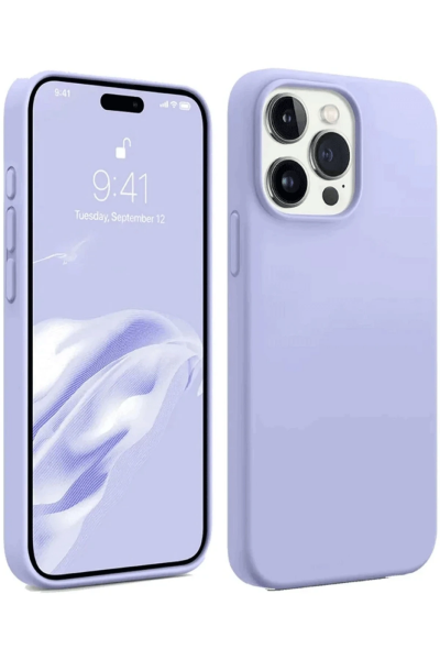 Newface iPhone 15 Pro Kılıf First Silikon - Lila resmi