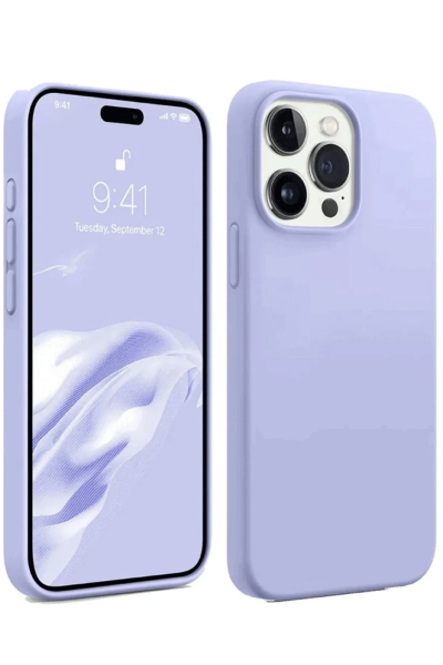 Newface iPhone 15 Pro Max Kılıf First Silikon - Lila resmi
