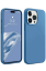 Newface iPhone 15 Pro Max Kılıf First Silikon - Mavi resmi