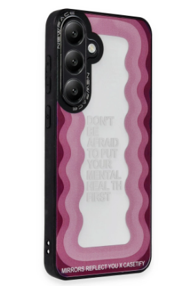 Newface Samsung Galaxy S24 Plus Kılıf Mirror Desenli Kapak - Mirror - 11 resmi