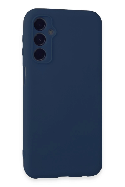 Newface Samsung Galaxy M34 5G Kılıf First Silikon - Lacivert resmi