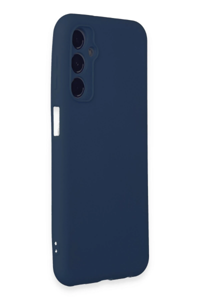 Newface Samsung Galaxy M34 5G Kılıf First Silikon - Lacivert resmi