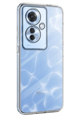 Newface Oppo Reno 11F Kılıf Lüx Şeffaf Silikon resmi