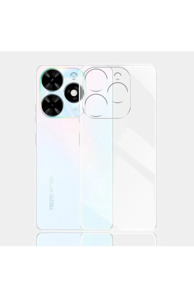 Newface Tecno Spark Go 2024 Kılıf Lüx Şeffaf Silikon resmi