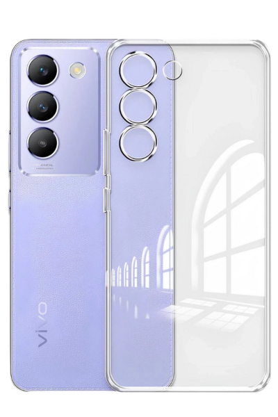 Newface Vivo V30 Lite 4G Kılıf Lüx Şeffaf Silikon resmi