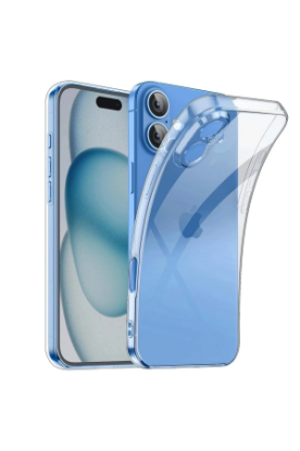 Newface iPhone 16 Plus Kılıf Lüx Şeffaf Silikon resmi