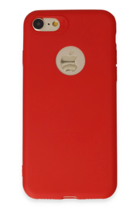 Newface iPhone 7 Kılıf First Silikon - Kırmızı resmi