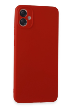 Newface Samsung Galaxy A05 Kılıf First Silikon - Kırmızı resmi