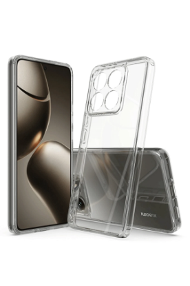 Newface Xiaomi Mi 14T Kılıf Lüx Şeffaf Silikon resmi