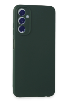 Newface Samsung Galaxy A05S Kılıf First Silikon - Koyu Yeşil resmi