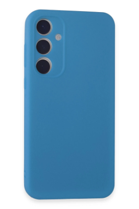 Newface Samsung Galaxy A35 5G Kılıf First Silikon - Mavi resmi