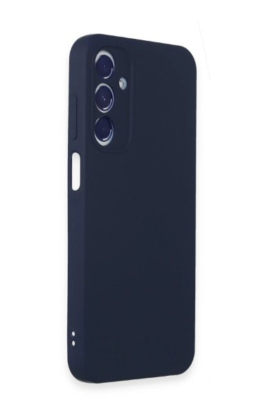 Newface Samsung Galaxy A55 5G Kılıf First Silikon - Lacivert resmi