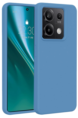 Newface Xiaomi Redmi Note 13 Pro 5G Kılıf First Silikon - Mavi resmi