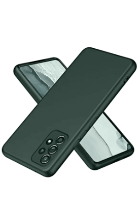 Newface Samsung Galaxy A13 4G Kılıf First Silikon - Koyu Yeşil resmi