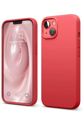 Newface iPhone 14 Kılıf First Silikon - Kırmızı resmi