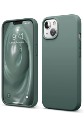 Newface iPhone 14 Kılıf First Silikon - Koyu Yeşil resmi