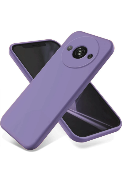 Newface Xiaomi Redmi A3 4G Kılıf First Silikon - Lila resmi