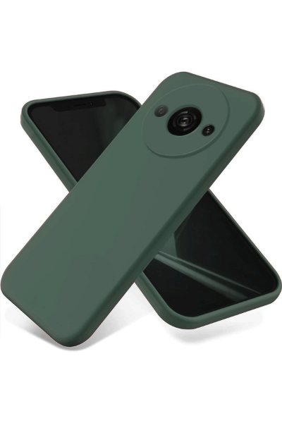 Newface Xiaomi Redmi A3 4G Kılıf First Silikon - Koyu Yeşil resmi