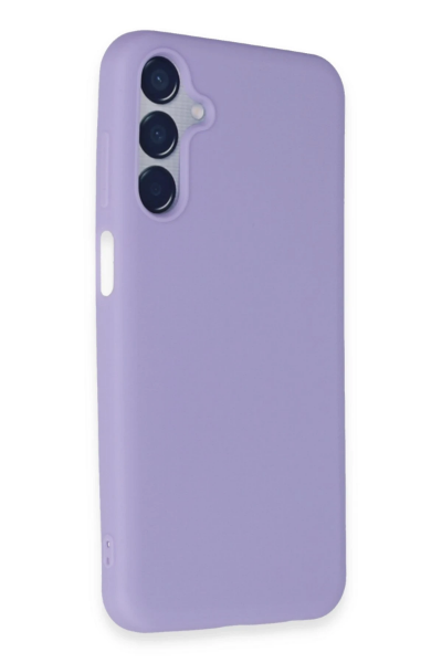 Newface Samsung Galaxy M15 Kılıf First Silikon - Lila resmi