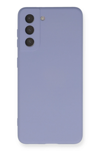 Newface Samsung Galaxy S21 Kılıf Nano içi Kadife Silikon - Lila resmi
