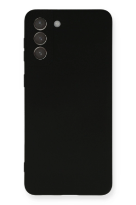 Newface Samsung Galaxy S21 Plus Kılıf Nano içi Kadife Silikon - Siyah resmi