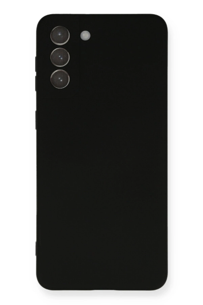 Newface Samsung Galaxy S21 Plus Kılıf Nano içi Kadife Silikon - Siyah resmi