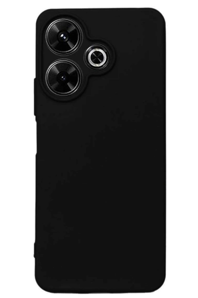 Newface Xiaomi Redmi 13 4G Kılıf First Silikon - Siyah resmi