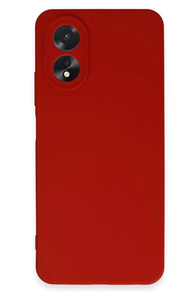 Newface Oppo A38 Kılıf First Silikon - Kırmızı resmi
