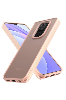 Newface Xiaomi Redmi Note 9 Kılıf Elegant Kapak - Pudra resmi