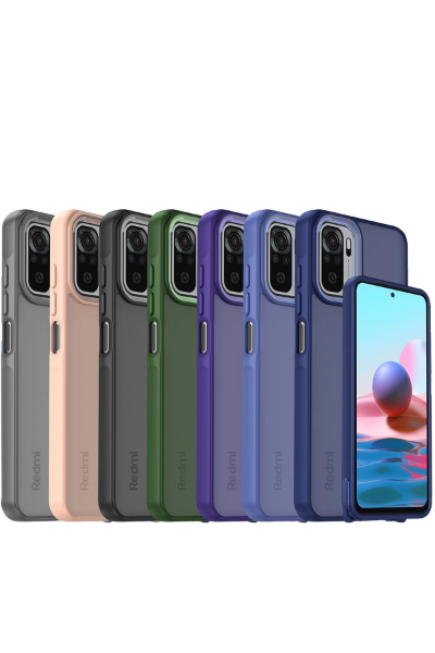 Newface Xiaomi Redmi Note 10 Kılıf Elegant Kapak - Siyah resmi
