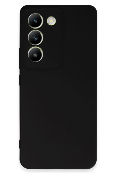 Newface Vivo V30 Lite 4G Kılıf First Silikon - Siyah resmi