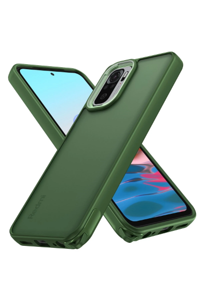 Newface Xiaomi Redmi Note 10 Kılıf Elegant Kapak - Yeşil resmi