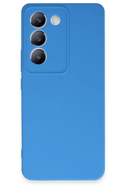 Newface Vivo V30 Lite 4G Kılıf First Silikon - Mavi resmi