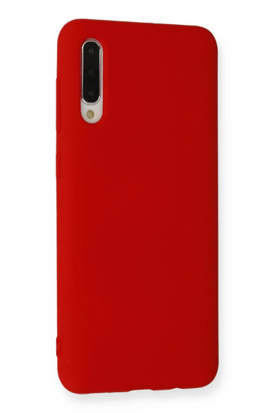 Newface Samsung Galaxy A30S Kılıf Nano içi Kadife Silikon - Kırmızı resmi