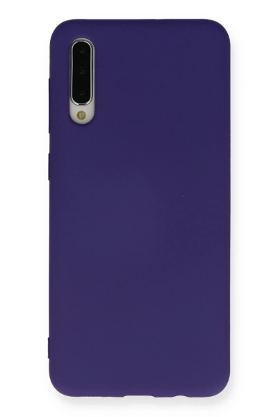 Newface Samsung Galaxy A30S Kılıf Nano içi Kadife Silikon - Mor resmi