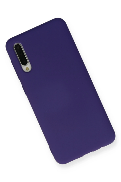 Newface Samsung Galaxy A30S Kılıf Nano içi Kadife Silikon - Mor resmi