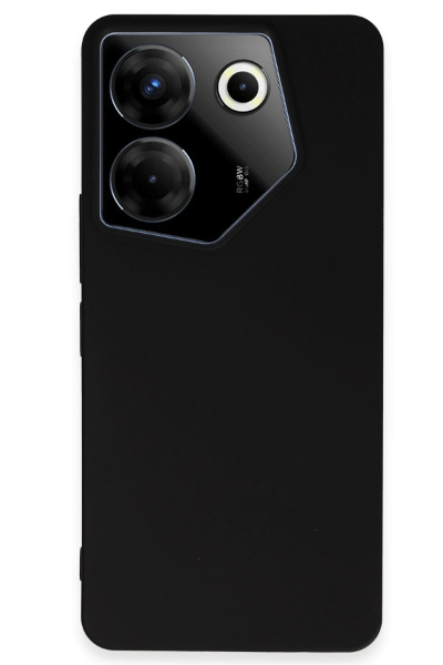Newface Tecno Camon 20 Pro 5G Kılıf First Silikon - Siyah resmi